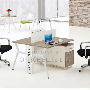 2 Individual Work Station Desk
