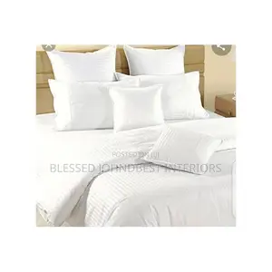 100% Pure Cotton White Bedsheets and Duvet Sets