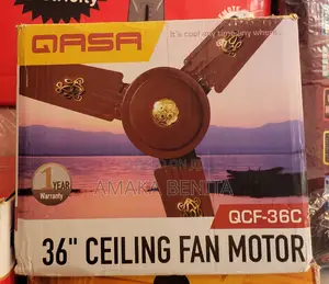 Qasa Ceiling Fan 36"Short Blade