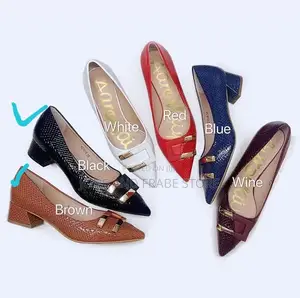 High Quality Women Ladies Shoes Chunky Heel Shoes