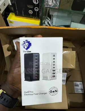 The Lion 268w Gan Charger 8-port USB Type C PD Charger