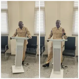 Column Lectern White Pulpit
