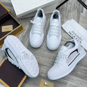 Original Alexander Mcqueen Canvas Deck Plimsoll Sneakers