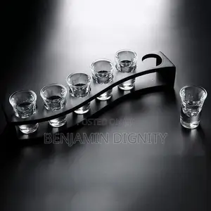 Shot Glass Set With Rack
