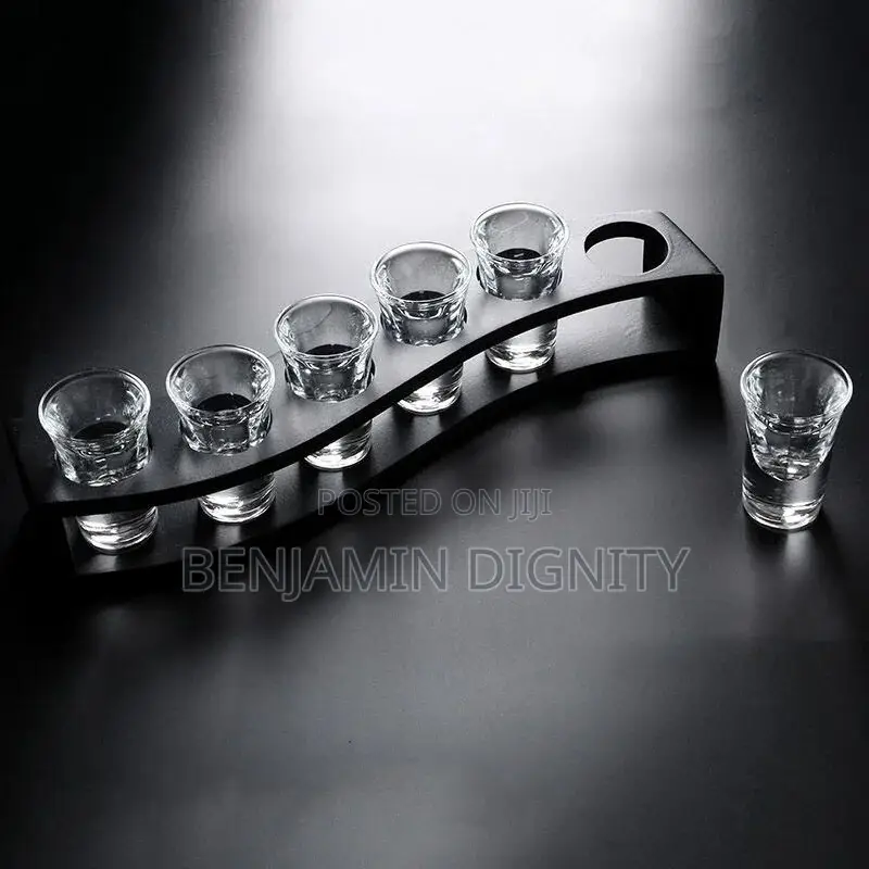Shot Glass Set With Rack