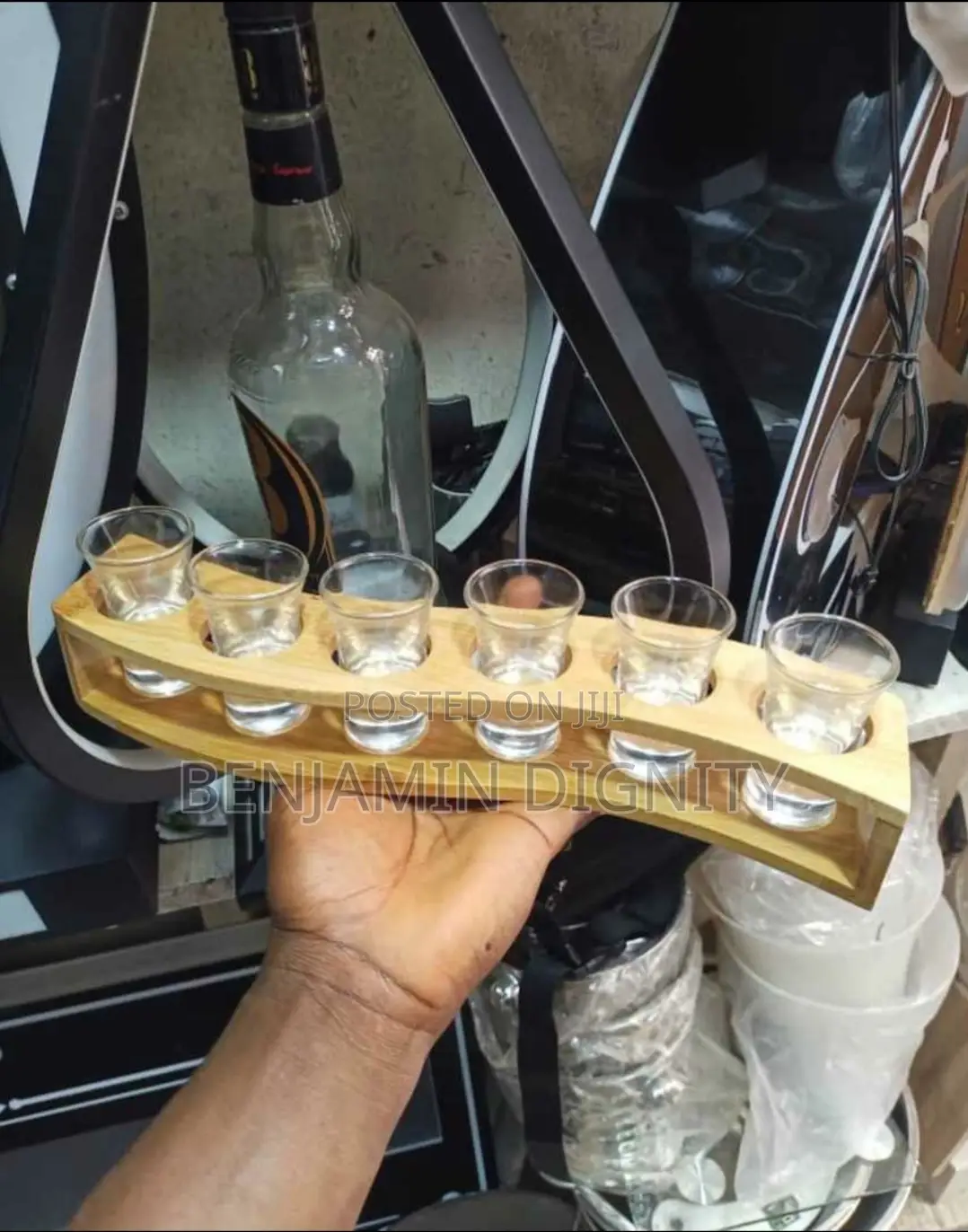 Shot Glass Set With Rack
