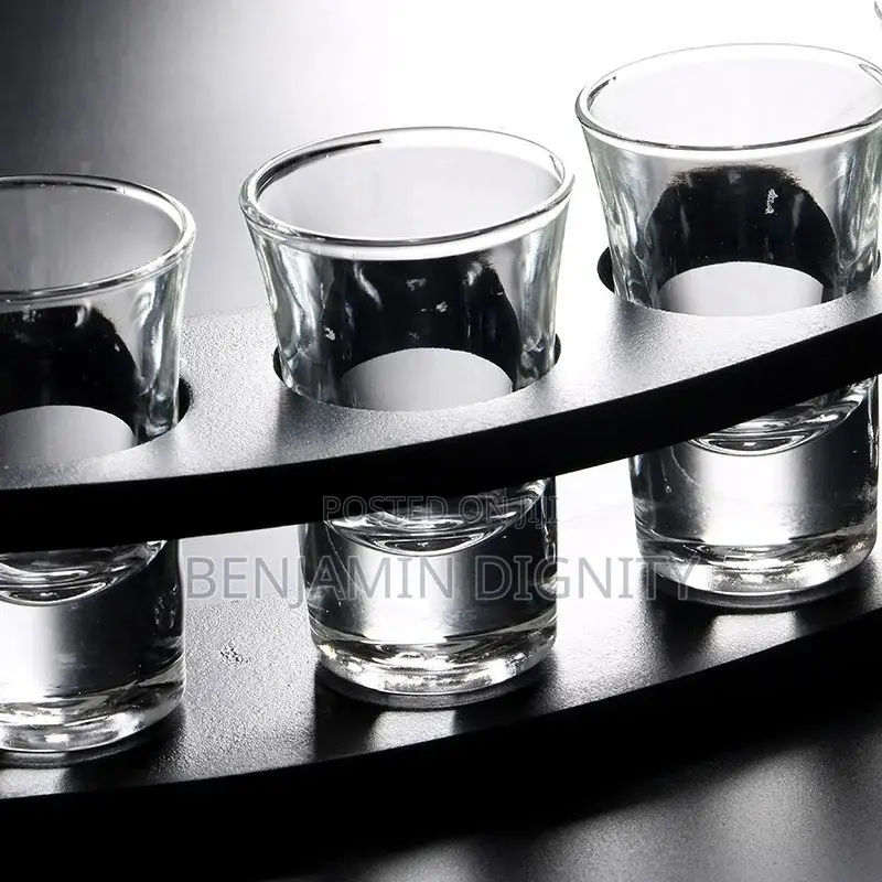 Shot Glass Set With Rack