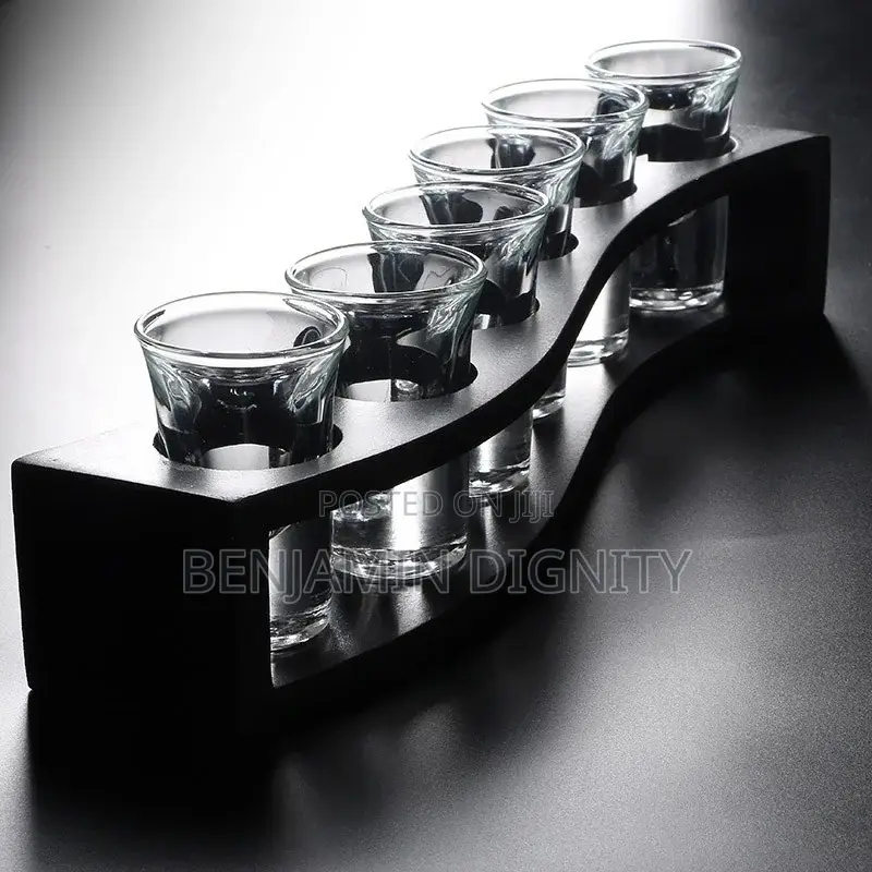 Shot Glass Set With Rack