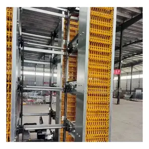 120 Cage System: Fully Automated,Eggs,Nipple Drinkers