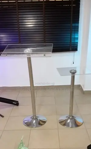 High Quality Single Pole Acrylic Pulpit for Church