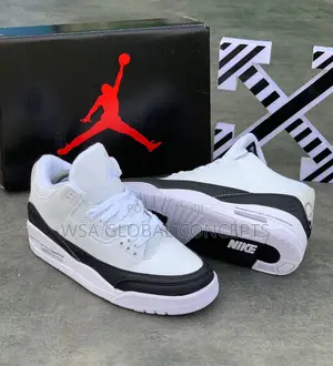 Air Jordan 3 Retro Fragment Design White Black Sneakers