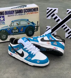Nike Sb Dunk Low the Simpson Wheels Racing Blue Sneakers
