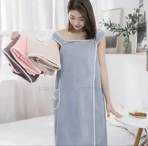 Wearable Women and Kids Bath Robe/Towel