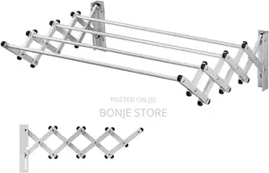 Collapsible | Adjustable Wall Mounted Cloth Hanger -70cm