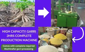 Garri Machine With Warranty: Maximize Production(200kg/Hr)