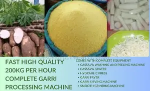 200kg/Hr Garri Machine: Boost Production Quality