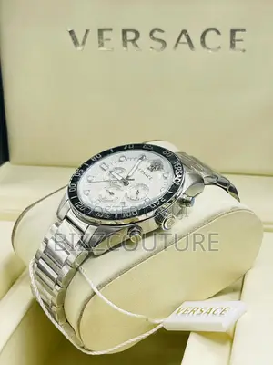 Original Versace Chronograph Silver Chain Watch Is Available