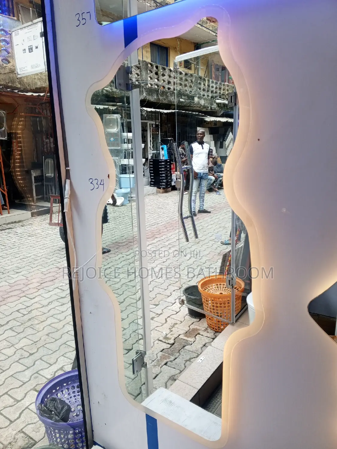 Teddy Bear Mirror With LED Lights