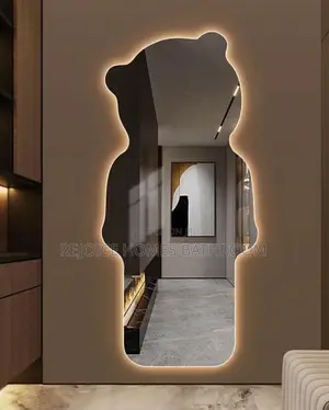 Teddy Bear Mirror With LED Lights