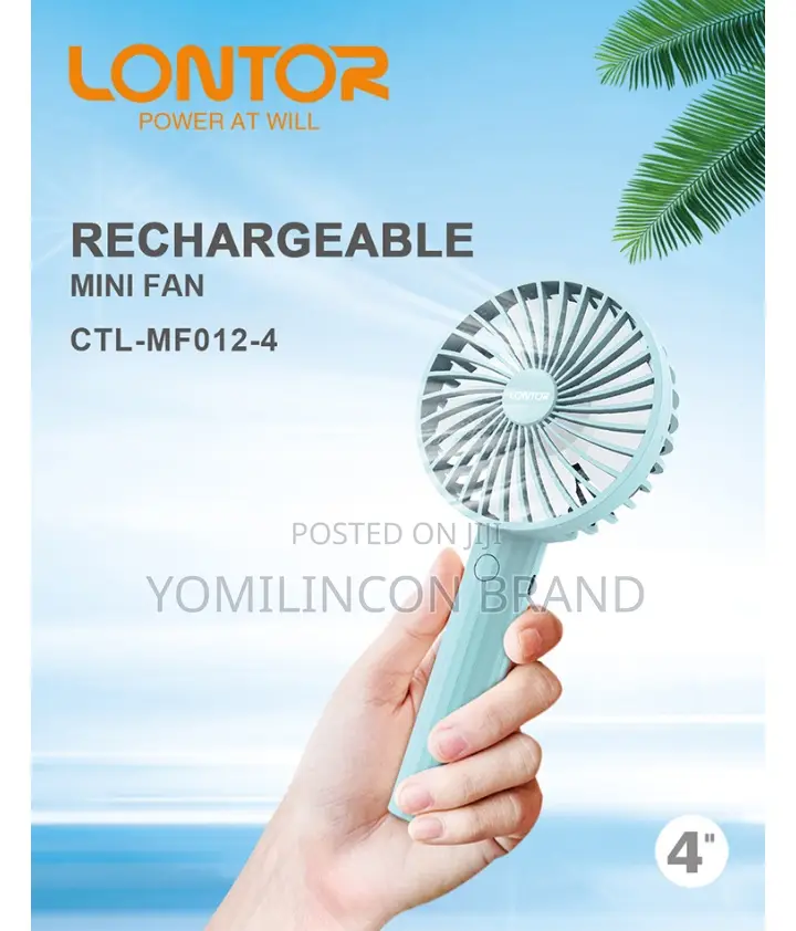 Lontor Rechargeable Mini Fan CTL-Mf012-4