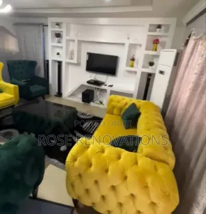 Yellow Color 7 Seater Sofa Set