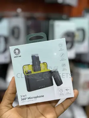 Green Lion 3 in 1 360 Microphone Usb-C /Lightning / Aux