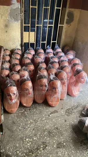 Plastic Long Necks Mannequin Head