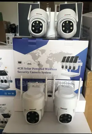 4CH Solar Powered Wireless Security Camera