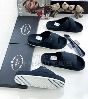 Original Prada Men Slippers / Slides Collection