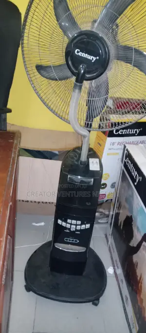 Century Dc/Ac Water Mist,18" Rechargable Standing Fan,8-11hr