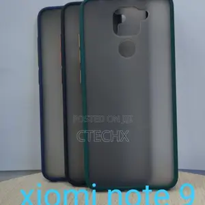 Shockproof Silicone Safe Case for Redmi Note 9 With Keyring