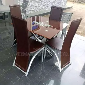 Imported Glass Dining Set by Four Seaters