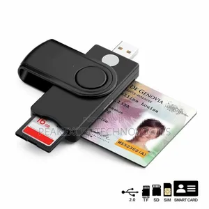 DOD Military CAC USB Smart Chip Card Reader for Windows, MAC