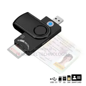 DOD Military CAC USB Smart Chip Card Reader for Windows, MAC