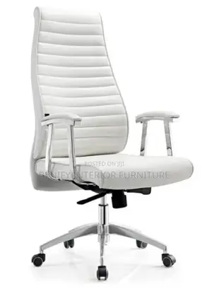 White Executive Ergonomic Office Chair