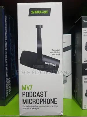 Shure Mv7 Podcast Microphone Usb and XLR Output