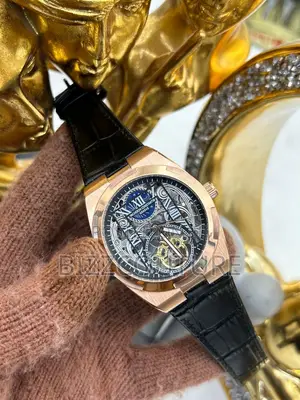 Original Vacheron Constantin Mechanical Black Leather Watch