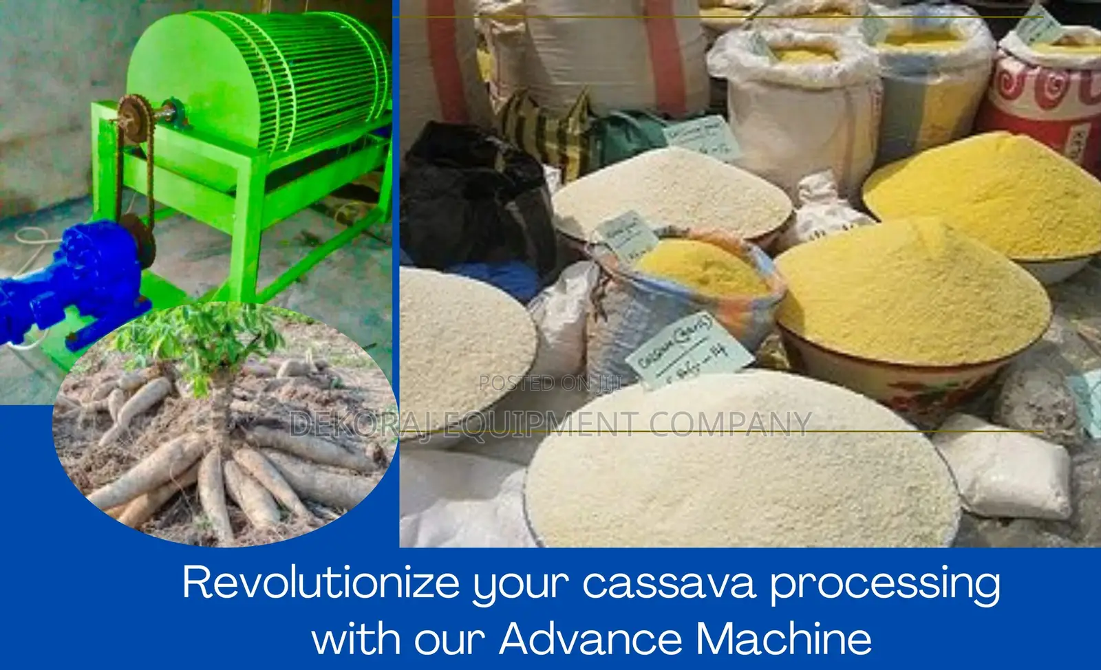 200kg/Hr Complete Garri Reliable Processing Machine