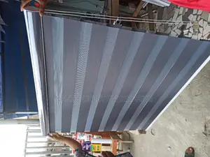 Newly Installed Plain Black Blinds