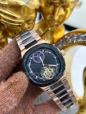 Original PATEK PHILIPPE Chronograph Rose Gold Chain Watch