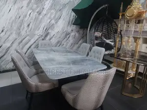 Standard Marble Dining Sets by 6