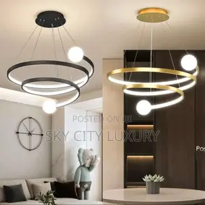 Led Pendant Light Gold and Silver