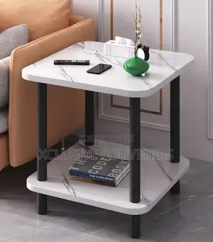 Living Room Sofa Double Layer Wooden Small Bedside Table