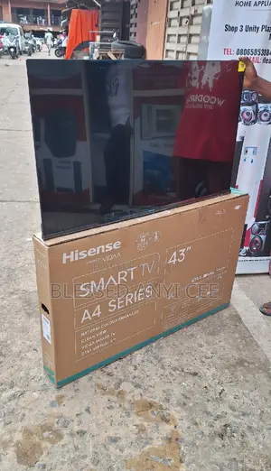 New Hisense 43"Inch Smart Tv A4 Series Netflix Youtube App