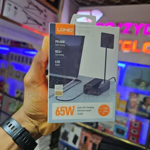 LDNIO 65W A4808Q Fast Charger 2 USB a With 2 Type-C /3.25a