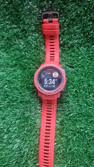 London Used Garmin Instinct Solar Red