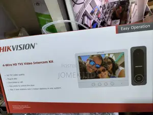 Hikvision Ds-Kis212 Reliable Four-Wire Hd Video Intercom Kit