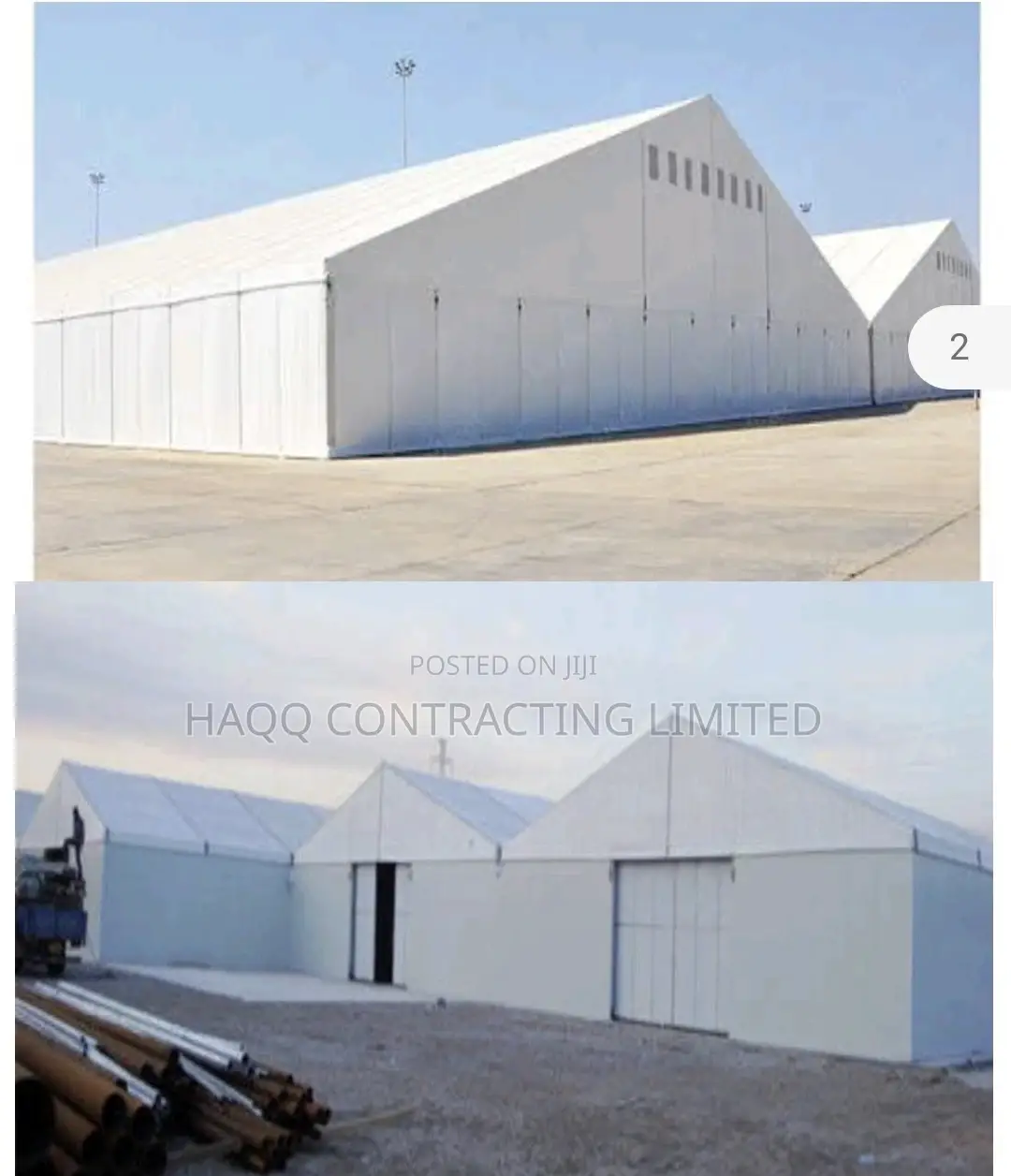 Warehouse Canopy Construction