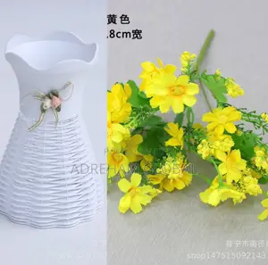 Arike Potted Plant Home and Office Decor With (2) Flowers