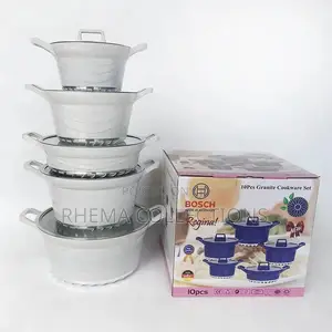 Original Queen Time Marble Cast 10pc Cookware Set